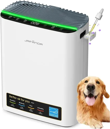 Vista 8 de Jafända Purificador de aire para el hogar, habitación grande, dormitorio de hasta 1226 pies cuadrados, filtro HEPA verdadero con pantalla PM2.5