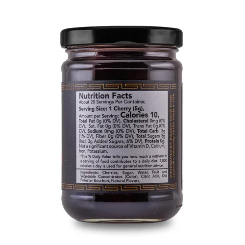 Vista 2 de Cerezas de cóctel estilo amarena Old Forester Bourbon