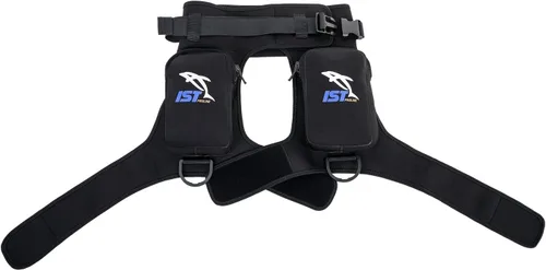 Vista 2 de IST Cinturón de bolsillo de buceo para almacenamiento de buceo, bolsa de muslo de carga