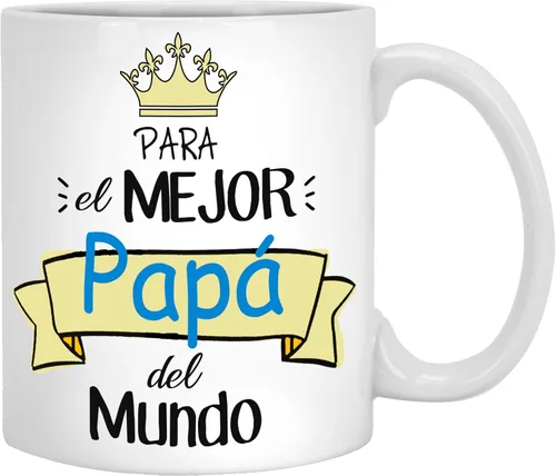 Vista 17 de Taza de café para papá, regalo para el día del padre, cumpleaños, feliz día del taza padre de diseño premium/regalo de taza de hija/hijo Diseño - 6