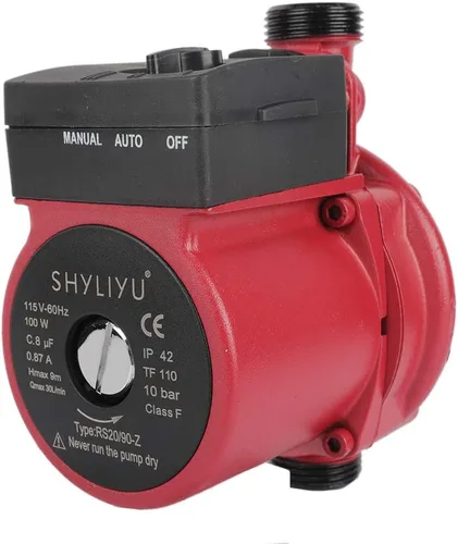 Vista 6 de Bomba de refuerzo de presión de agua Bomba circuladora Bomba de recirculación automática de agua caliente 115V/60Hz Bomba de refuerzo de presión