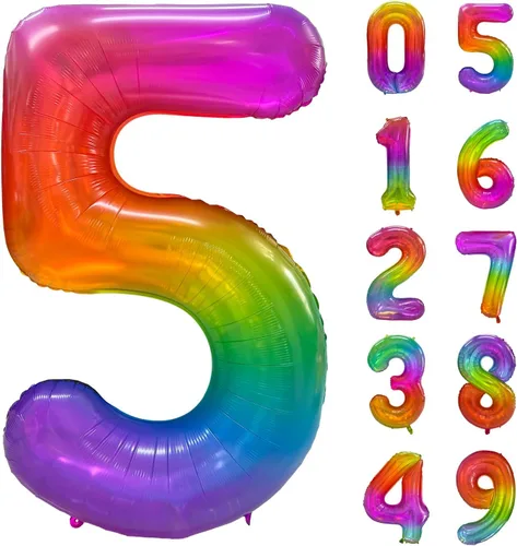 Vista 8 de Globos gigantes de helio de aluminio de 40 pulgadas, color negro, globos digitales grandes del número 0 para decoración de fiesta de cumpleaños