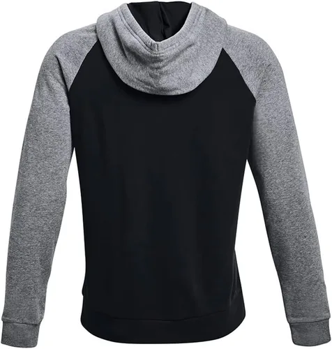Vista 4 de Under Armour Sudadera con capucha Rival Wordmark Colorblock para hombre