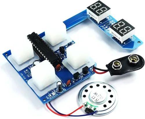 Vista 7 de Kit de práctica de soldadura, kit de entrenamiento de memoria, kits de bricolaje electrónicos, proyectos de soldadura, kits de soldadura electrónica