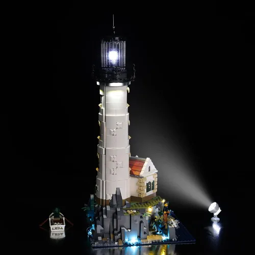 Vista 6 de Kyglaring Kit de luces LED compatible con Lego 21335, accesorios de iluminación para ideas del hogar, faros motorizados, solo luces