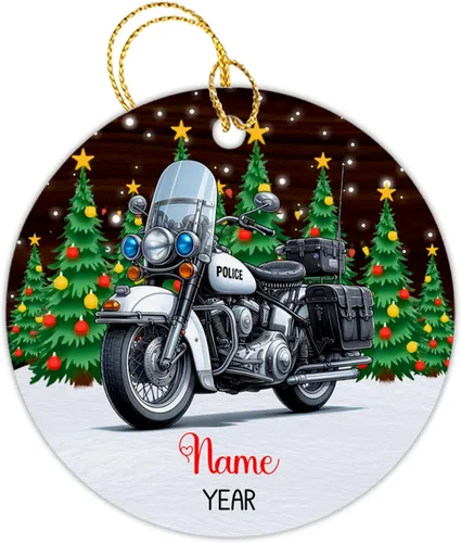 Vista 11 de Adorno de Navidad de ambulancia 2023, adorno de ambulancia personalizado con nombre y año, adorno paramédico personalizado, decoración colgante