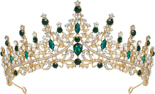 Vista 7 de SWEETV Tiaras for Women, Quinceanera Queen Crown, Wedding Tiaras 0. Plata