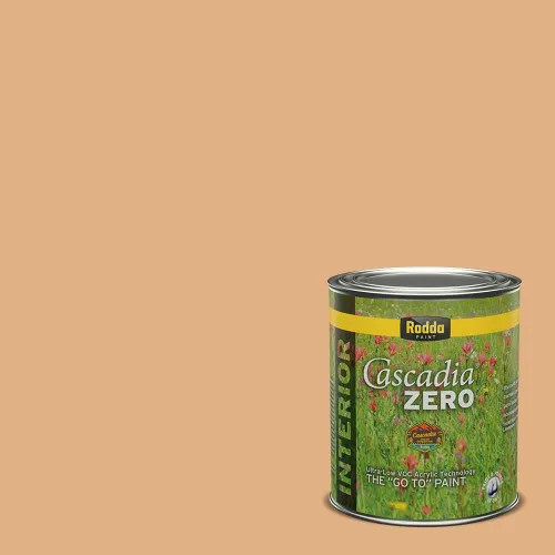 Vista 133 de Rodda Paint CASCADIA ZERO - Pintura plana e imprimación para interiores en uno, cuarto de galón, crema de ballet