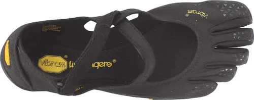 Vista 5 de Vibram V-Soul - Tenis de entrenamiento para interiores con cinco dedos para mujer, Negro