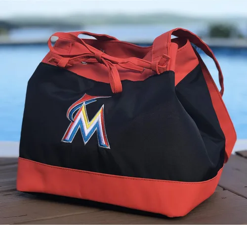 Vista 2 de Bolsa de almuerzo MLB con logotipo bordado