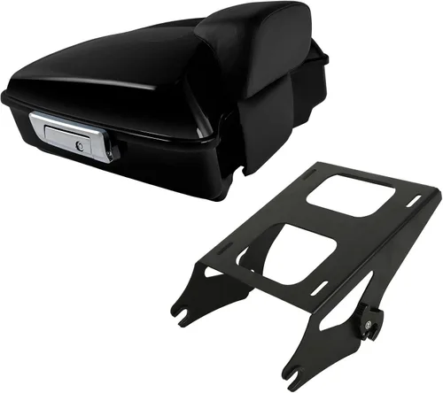 Vista 8 de XMT-MOTO Tronco picado para Harley Touring Road King 14-Up azul eléctrico