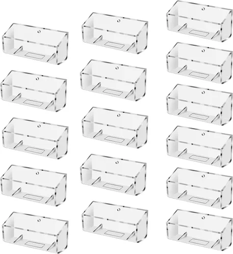 Vista 8 de Eersida Tarjetero acrílico de 8 piezas para montaje en pared o colocar