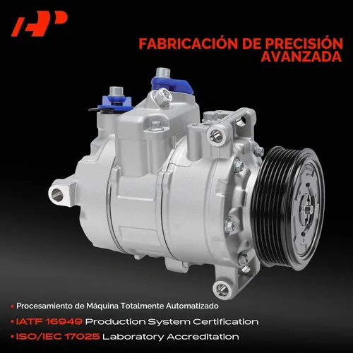 Vista 3 de Compresor de aire acondicionado A-Premium con embrague