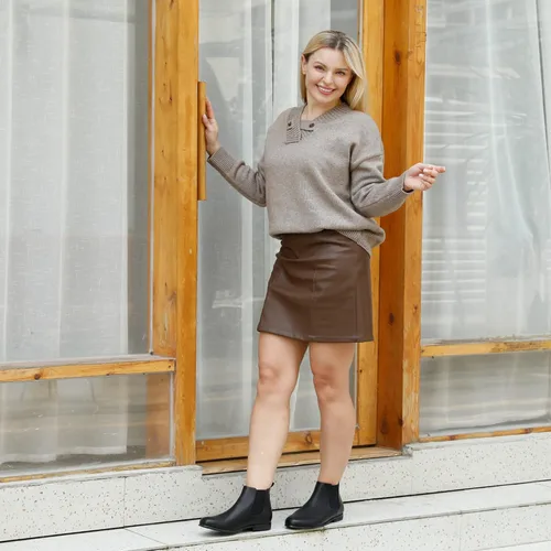 Vista 2 de Ortho+rest Botas ortopédicas Chelsea para mujer con punta ancha para pies de juanetes