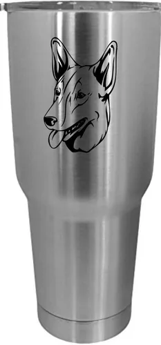 Vista 279 de Cairn Terrier - Vaso grabado con temática de perro, 30 onzas