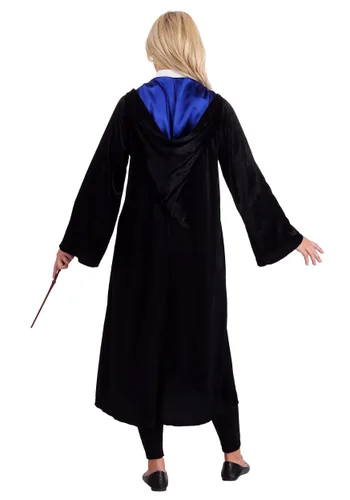 Vista 2 de Disfraz Deluxe de Túnica Ravenclaw para Adultos de Harry Potter Multicolor