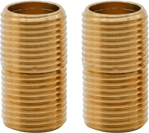 Vista 6 de 1/2" MNPT x 1/2" Male G Brass Pipe Extension Adapter