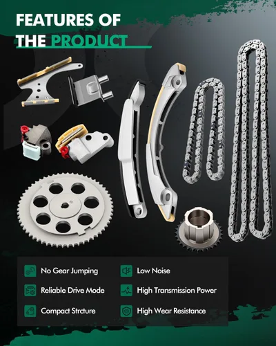 Vista 5 de SCITOO Kit de cadena de distribución del motor reemplaza para Chevy Colorado para GMC Canyon para Hummer H3T para Isuzu i-290 para Isuzu i-370