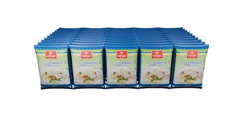 Vista 6 de VIFON Gachas de pollo instantáneas (sabor a pollo), bolsa de congee, 1.76 oz Paquete de 50 Certificado Halal Gachas de arroz instantáneo