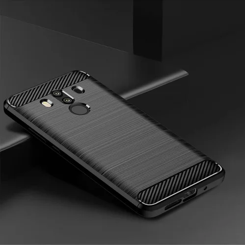 Vista 3 de Asuwish Funda de teléfono para Huawei Mate 10 Pro con protector de pantalla de vidrio templado y accesorios de celda de silicona suave delgada Azul