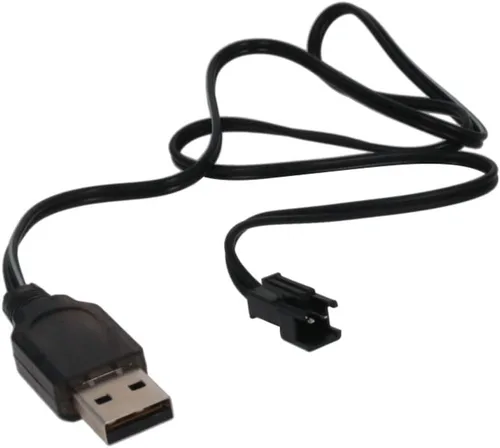 Vista 6 de Fielect Cable de carga USB positivo SM-2P para coche RC 3.6V 250mA Ni-MH Ni-CD batería