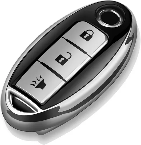 Vista 22 de Tukellen Compatible con Nissan - Funda para llavero de TPU suave para Infiniti X-Trail Rogue Altima Quest Pathfinder Sentra Patrol CIMA Fuga Armada