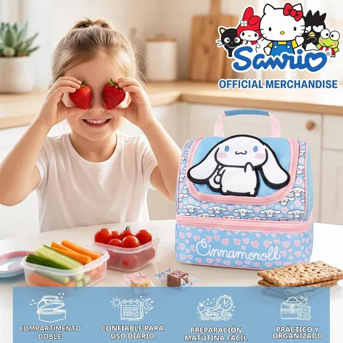 Vista 2 de Get Trend Cinnamoroll Girls 3D Insulated Lunch Bag for School, Picnic Multi Cinnamoroll