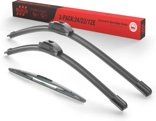 Vista 25 de BERG REGEN Escobillas limpiaparabrisas de 15"+15" con escobilla trasera de 13" - Juego de repuesto automotriz para Jeep Wrangler JK 2008 2009 2010