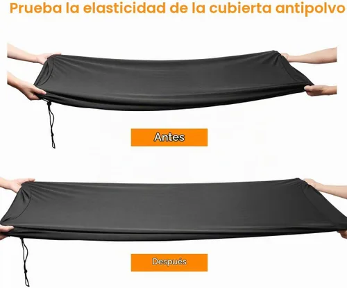Vista 5 de Cubierta antipolvo para teclado de piano para 61/76/88 teclas, cubierta protectora elástica para piano eléctrico/digital, cierre de bloqueo