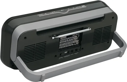 Vista 2 de Jensen Altavoz Bluetooth portátil JBD-400/receptor FM con carga para teléfonos inteligentes