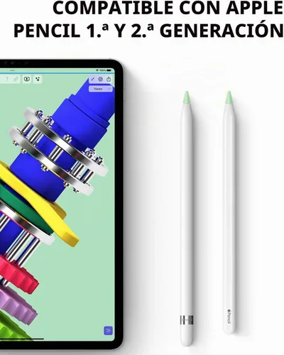 Vista 2 de Paquete de 60 fundas de punta para Apple Pencil de 2ª generación y 1ª generación, compatible con punta de lápiz Apple, cubierta antideslizante