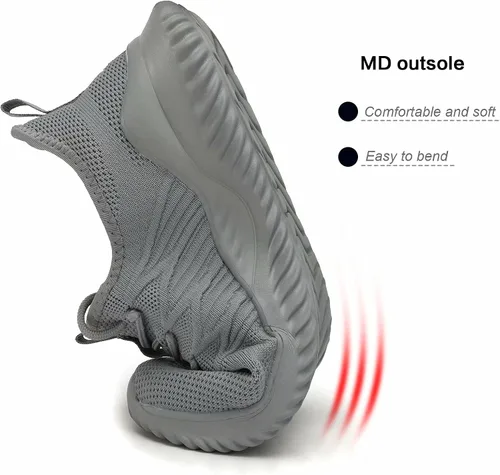 Vista 5 de Socviis Zapatos deportivos para correr para hombre, ligeros, transpirables, de malla