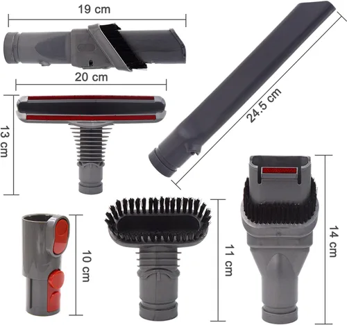 Vista 4 de Ninthseason Kit de herramientas de accesorios para Dyson V11 V10 V8 Absolute/V8 Animal/V7 V6, DC59, DC44, DC35 Absolute sin cable Partes