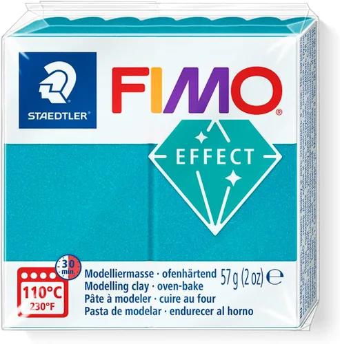 Vista 8 de FIMO - Arcilla para modelar horno de polímero suave, bloques de 2.01 oz, 6 unidades, colores metálicos