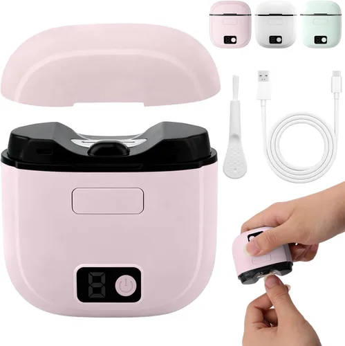Vista 9 de Cortaúñas eléctrico, 3 en 1, cortaúñas automático, pulido eléctrico, recortador automático recargable por USB, 3 niveles de velocidad para personas