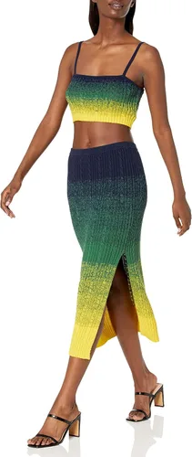 Vista 4 de The Drop Falda midi Lola Ombre para mujer