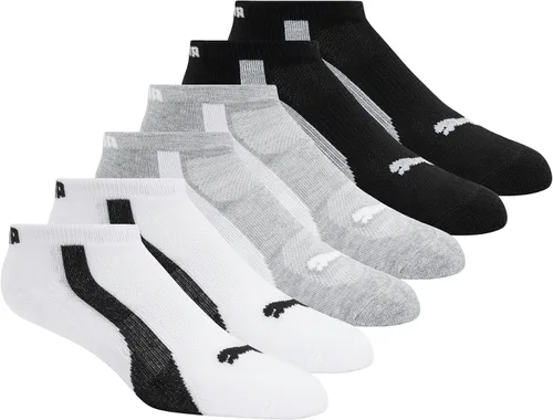 Vista 9 de PUMA Calcetines de corte bajo para mujer (paquete de 6)