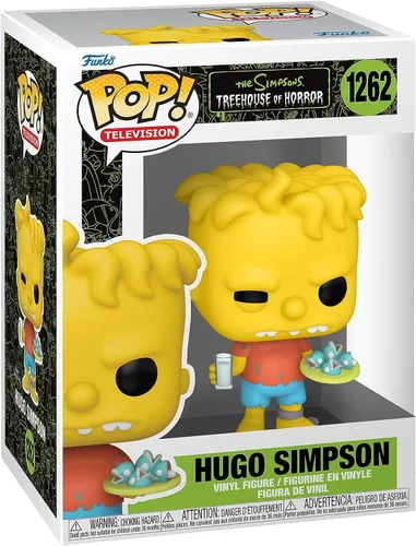 Vista 2 de POP The Simpsons: Treehouse of Horror - Figura de vinilo Funko de Hugo Simpson (Twin Bart), multicolor de 3.75 pulgadas