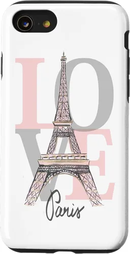 Vista 18 de Funda para iPhone 16 Paris Eiffel Tower - Love Paris Cute Trendy