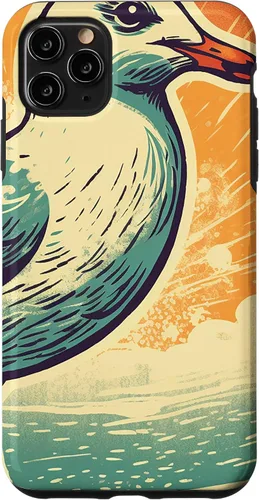 Vista 13 de iPhone 16 Retro Seagull Case