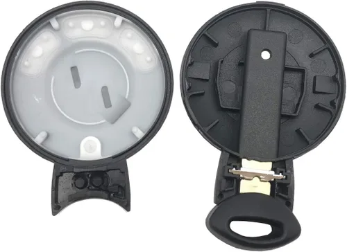 Vista 4 de Funda para llavero de automóvil de 3 botones para BMW Mini Cooper 2007-2014 sin llave con control remoto (1)