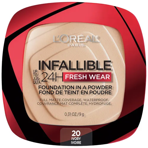 Vista 9 de L'Oréal Paris Infallible - Base de maquillaje en polvo, 24 horas de uso, impermeable, ámbar profundo, paquete de 3