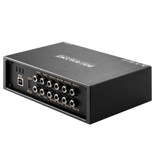 Vista 3 de Car Audio DSP BTS880 4 Entrada 8 Salidas DSP Procesador de Señal Digital con Crossovers EQ Integrado, Entrada Auxiliar RCA de 31 Banda y Entradas
