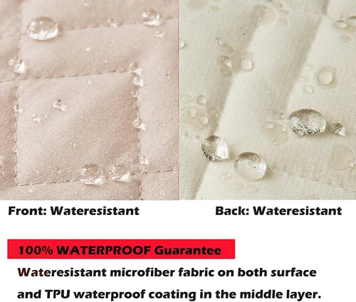 Vista 3 de Ameritex - Funda impermeable y antideslizante para sillón reclinable; funda de silla para perros; protector de muebles ideal para mascotas y niños