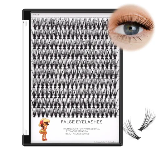 Vista 6 de BODERMINCER 20D 0.315-0.787 in a elegir 8-10-0.472-0.551 in MIX/14-16-0.709-0.787 in - Extensiones de pestañas postizas individuales mixtas