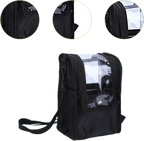 Vista 4 de Estuche para brochas de maquillaje, soporte para tazas, bolsa de cosméticos de viaje, almacenamiento para artistas, bolsa grande para brochas