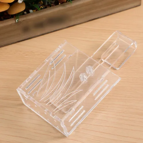 Vista 8 de POPETPOP Maceta de acuario para pecera, soporte para plantas acuáticas de acrílico, tazas de plantas acuáticas, taza de plantación de acuario