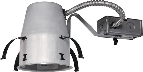 Vista 14 de Juno - Carcasa de luz de techo incandescente de 4 pulgadas para construcción nueva, luz empotrada con clasificación IC con perchas ajustables