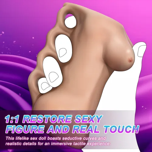 Vista 2 de Muñeca de sexo de bolsillo con vagina, trasero y pechos realistas en 3D, masturbador masculino con juguetes sexuales, mini muñecas de sexo
