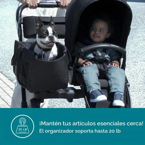 Vista 15 de Contours Element Side by-Side - Cochecito convertible para niños pequeños y bebés, individual a doble, opciones de asientos reversibles, compatible